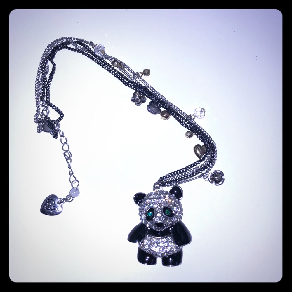 Betsy Johnson Panda Necklace